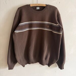 VTG Old Navy 00s Stripe Knit Sweater pullover knit Surf Skate Grunge  Y2K